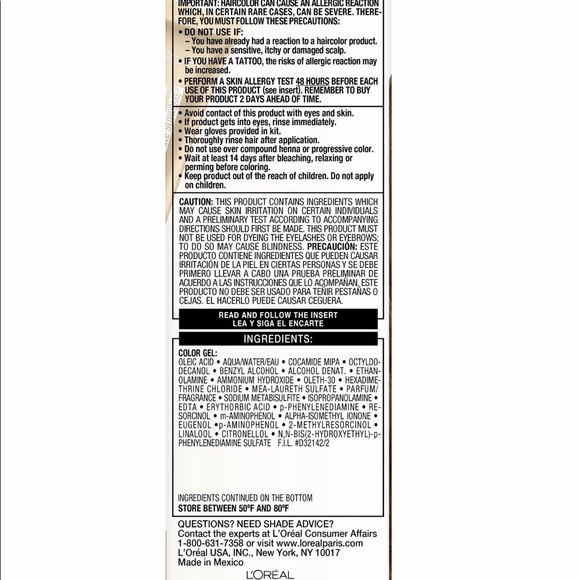 L'Oreal Hair Color, UL63 Gold Brown - Picture 8 of 11